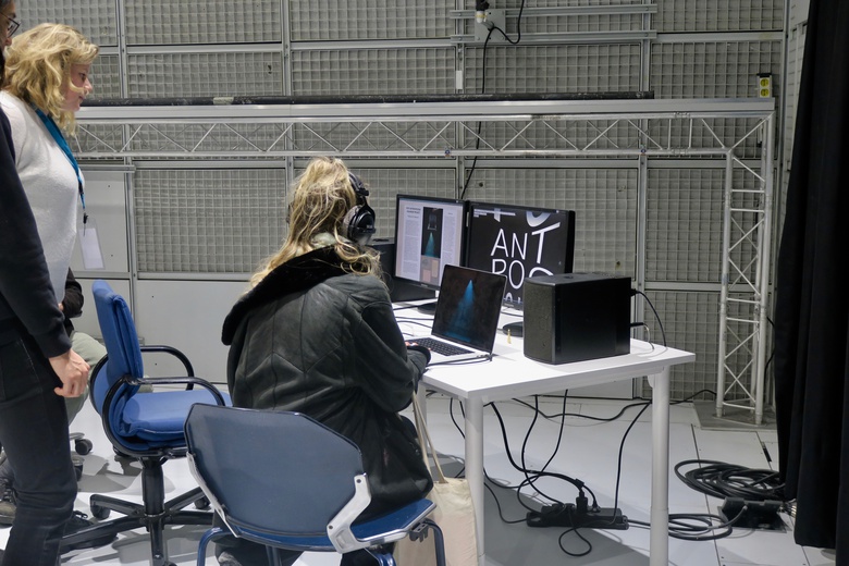 Space dedicated to Royal College of Arts students  © IRCAM Forum